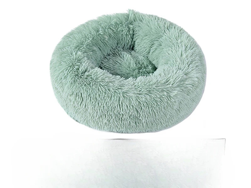 Home Plush Pet Nest Winter Cat Nest Dog Nest Warm Detachable and Washable round Cat Nest Pet Bed Seasonal Universal Decoration