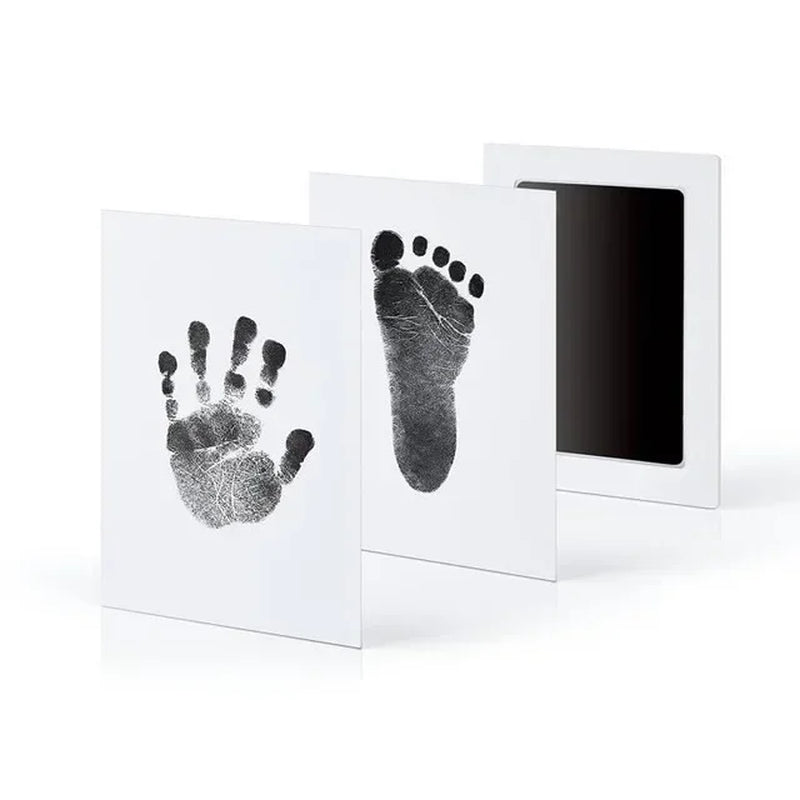 Newborn Baby DIY Hand and Footprint Kit Ink Pads Photo Frame Handprint Toddlers Souvenir Accessories Safe Clean Baby Shower Gift