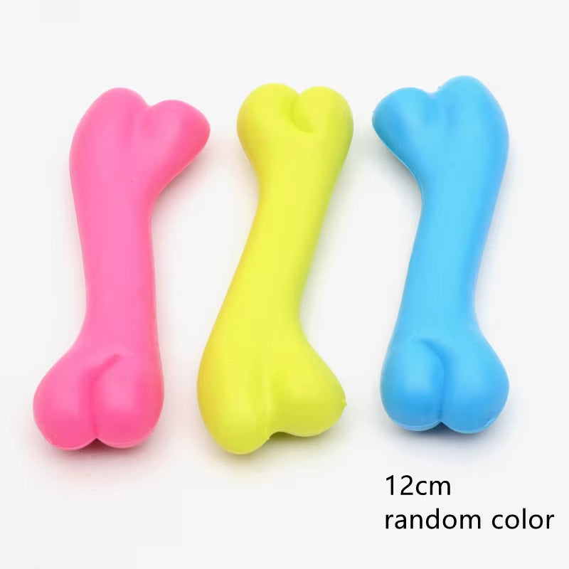 1PCS Pet Toys for Small Dogs Rubber Resistance to Bite Dog Toy Teeth Cleaning Chew Training Toys Pet Supplies Puppy Dogs Cats