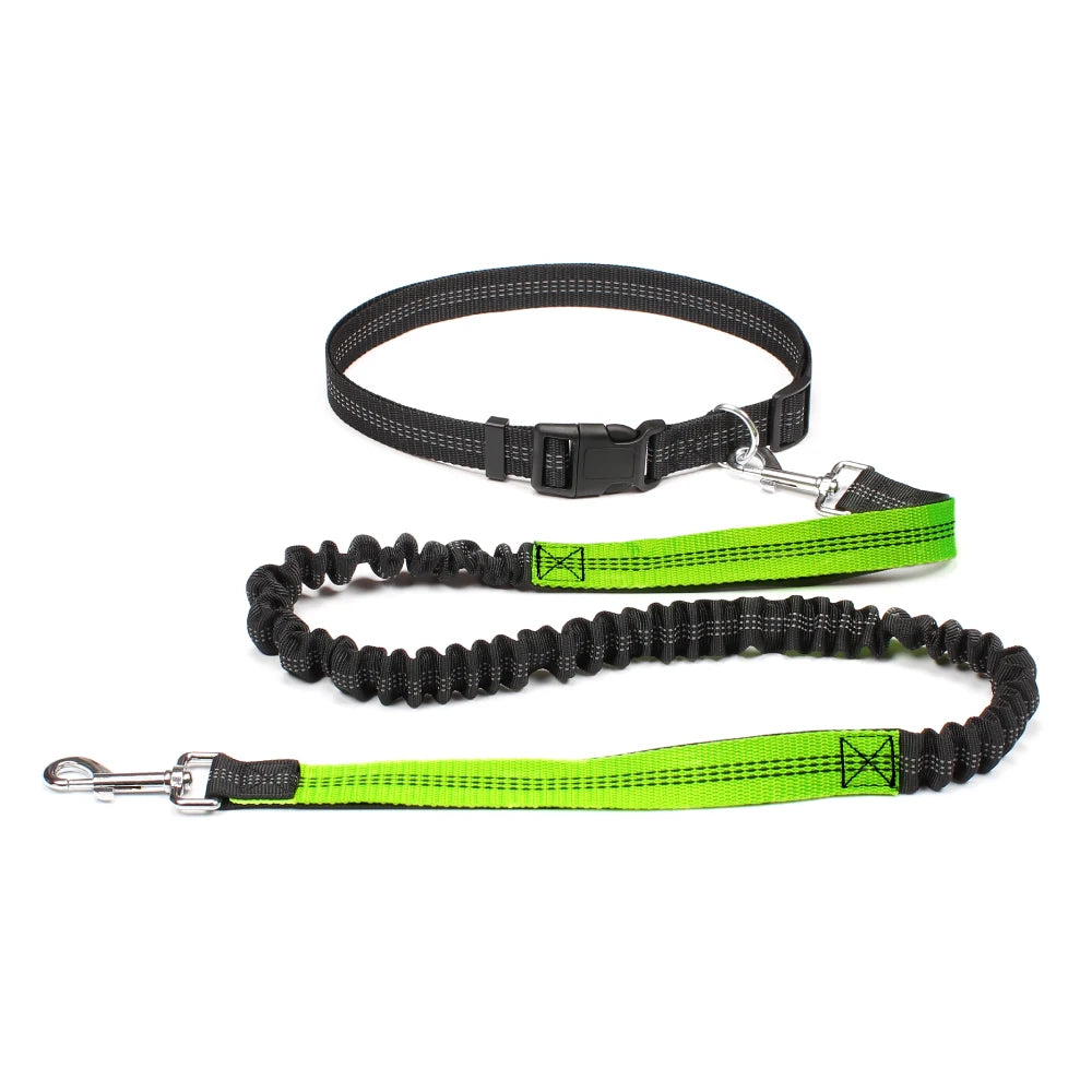 Hand Free Dog Leash for Pet Walking Running Jogging Adjustable Dog Leash Waist Belt Chest Strap Traction Rope Dog Accessories