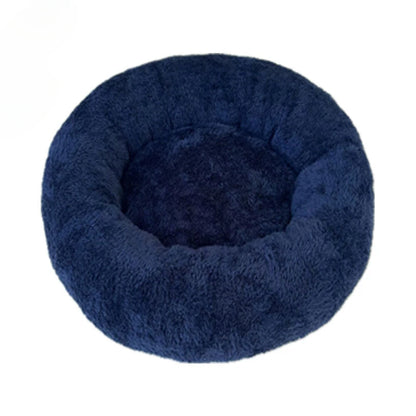 Home Plush Pet Nest Winter Cat Nest Dog Nest Warm Detachable and Washable round Cat Nest Pet Bed Seasonal Universal Decoration