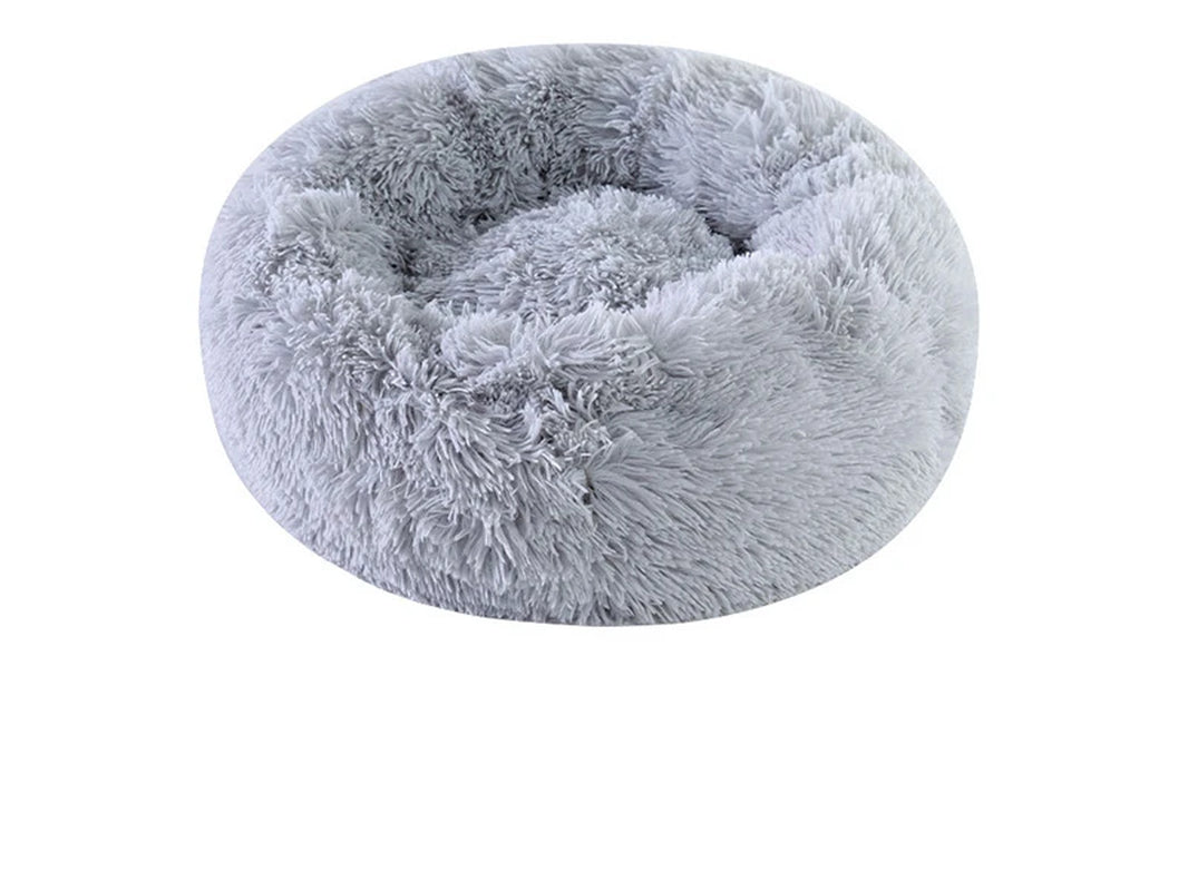 Home Plush Pet Nest Winter Cat Nest Dog Nest Warm Detachable and Washable round Cat Nest Pet Bed Seasonal Universal Decoration