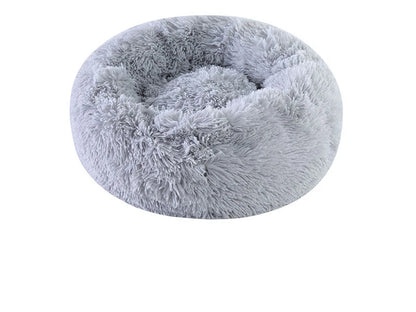 Home Plush Pet Nest Winter Cat Nest Dog Nest Warm Detachable and Washable round Cat Nest Pet Bed Seasonal Universal Decoration